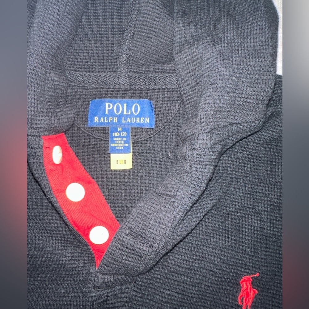 Ralph Lauren Thermal Henley Hoodie